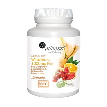 Aliness Witamina C 1000 mg Plus, kapsułki, 100 szt.