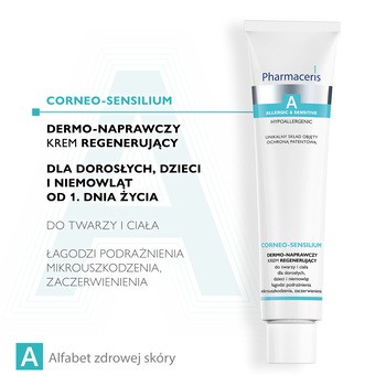 Pharmaceris A Corneo-Sensilium, Dermo-naprawczy krem regenerujący do twarzy i ciała dla dorosłych, dzieci i niemowląt, 75 ml