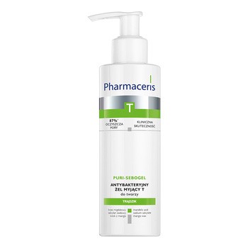 Pharmaceris T Puri-Sebogel, antybakteryjny żel myjący do twarzy, 190 ml