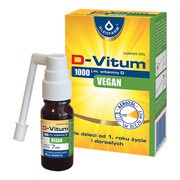 D-Vitum 1000 j.m. wit.D Vegan, aerozol, 7 ml