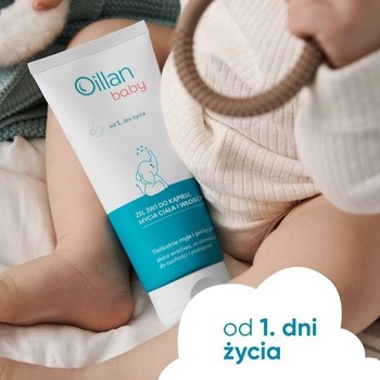 Oillan Baby, żel do mycia ciała i włosów 3 w 1, 100 ml