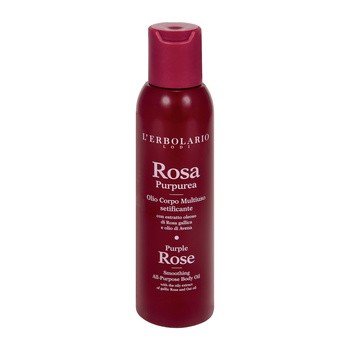 L'Erbolario Rosa Purpurea, wygładzający olejek do ciała,125 ml