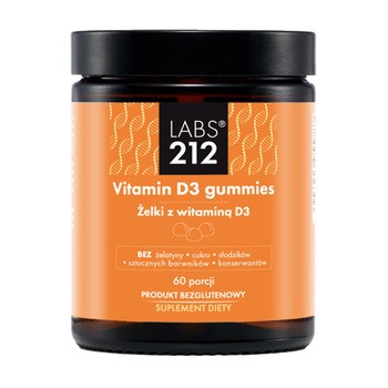 LABS212 Vitamin D3 Gummies, żelki, 60 szt