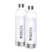 Brita, srebrna butelka do saturatora sodaONE, 2 szt.