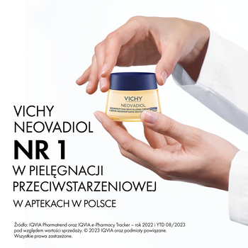 Vichy Neovadiol Kompleks Uzupełniający, odbudowujący i modelujący owal twarzy krem na noc, 50 ml