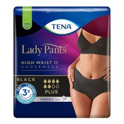 Tena Lady Pants Plus, majtki chłonne, Black, rozmiar L, 30 szt.