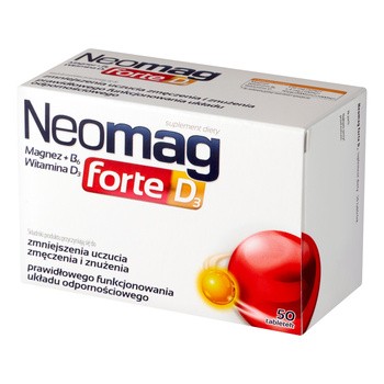 NeoMag Forte D3, tabletki, 50 szt.