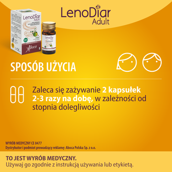 LenoDiar Adult, kapsułki, 20 szt.