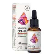 Aura Herbals Witamina D3+K2, płyn, 30 ml