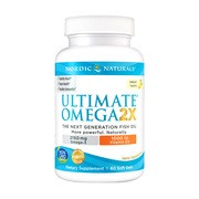 Nordic Naturals, Ultimate Omega 2X with Vitamin D3 2150 mg Lemon, kapsułki, 60 szt.