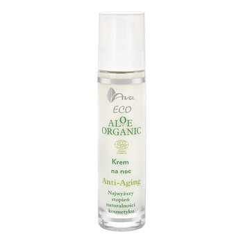 AVA Aloe Organic, krem na noc anti-aging, 50 ml