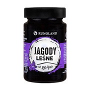 Runoland, jagody leśne w syropie, 230 g