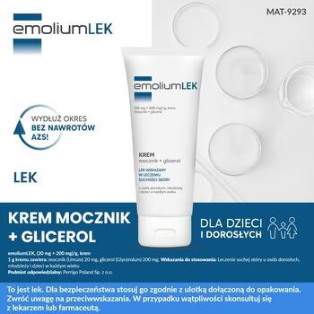 EmoliumLek, (20 mg + 200 mg)/g, krem, 100 g, tuba