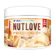 Allnutrition Nutlove White Choco Peanut, krem z białą czekoladą, orzechami i solą himalajską, 500 g