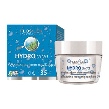 FlosLek Laboratorium Hydro alga, wygładzający krem nawilżający na dzień i na noc 35+, 50 ml