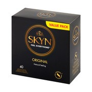 Unimil Skyn Original, prezerwatywy nawilżające, nielateksowe, 40 szt.