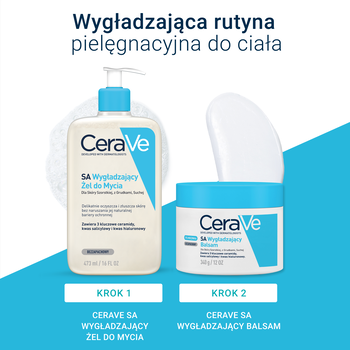 CeraVe SA, wygładzający żel do mycia, 473 ml
