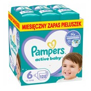 Pampers Active Baby 6 (13-18 kg), pieluszki, 128 szt.