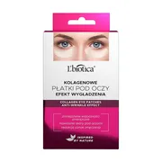 L`Biotica, kolagenowe płatki pod oczy, wygładzenie zmarszczek, 3 x 2 szt.