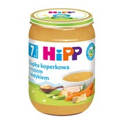 HiPP BIO, Zupka koperkowa z ryżem i indykiem, po 7. m-cu, 190 g