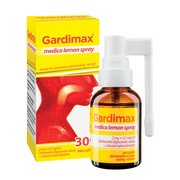 Gardimax medica lemon spray, aerozol do stosowania w jamie ustnej, 30 ml