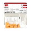 3M Earplugs 1100, zatyczki do uszu, 4 pary + pudełko