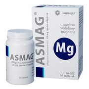 Asmag, 20 mg jonów magnezu, tabletki, 50 szt.