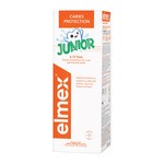 Elmex Junior, płyn do płukania jamy ustnej z aminofluorkiem, dla dzieci w wieku 6-12 lat, 400 ml