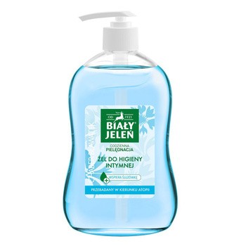 Biały Jeleń, żel do higieny intymnej, hipoalergiczny, bławatek, 500 ml