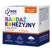 DOZ Med, bandaż elastyczny kohezyjny, 5 cm x 4,5 m, dla dzieci, 1 szt.