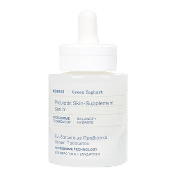 Korres Greek Yoghurt, odżywcze serum do twarzy z probiotykami i greckim jogurtem, 30 ml