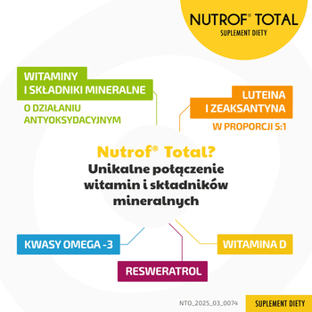 Nutrof Total, z witaminą D3, kapsułki, 60 szt.