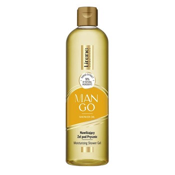 Lirene Dermoprogram, nawilżający żel pod prysznic, Mango, 400 ml