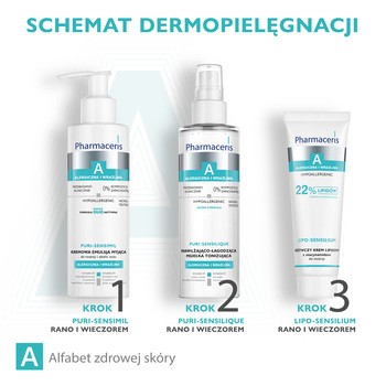 Pharmaceris A Lipo-Sensilium, odżywczy krem lipidowy z niacynamidem do twarzy, 50 ml