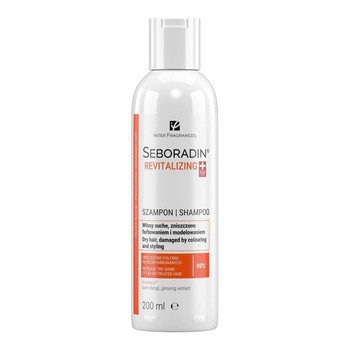 Seboradin Revitalizing, szampon regenerujący do włosów suchych, zniszczonych farbowaniem i modelowaniem, 200 ml