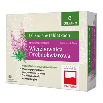 Wierzbownica drobnokwiatowa, tabletki powlekane, 60 szt.