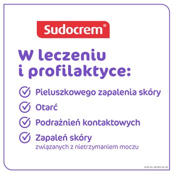 Sudocrem Expert, krem barierowy, pieluszkowe zapalenie skóry, otarcia, 60 g