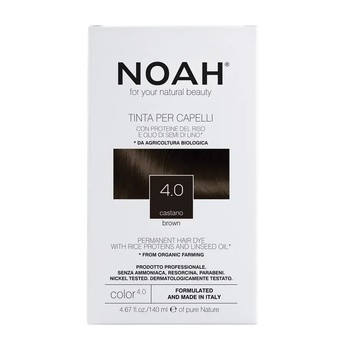 NOAH, farba do włosów, 4.0 Brown, 140 ml
