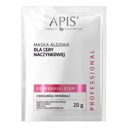 Apis Couperose Stop, maska algowa do cery naczynkowej, 20 g