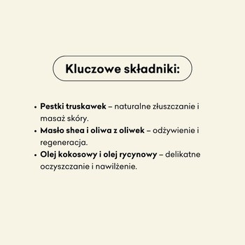 Mydlarnia 4 Szpaki, Truskawka i Werbena, naturalne mydło peelingujące, 110 g
