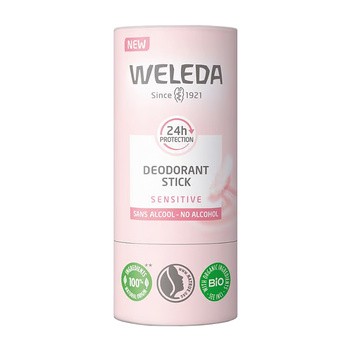 Weleda, dezodorant w sztyfcie, dla skóry wrażliwej, 50 g