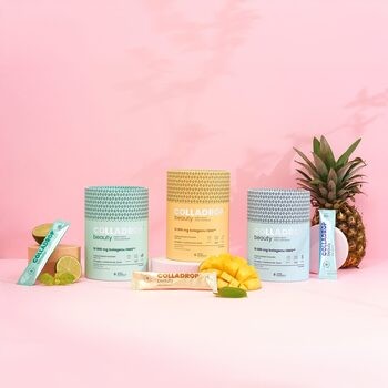 Colladrop Beauty, Kolagen HMG 10000mg, saszetki z proszkiem, smak mojito, 30 szt.