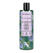 Vis Plantis, szampon do włosów cienkich i pozbawionych objętości, czarnuszka, bawełna, len, 400ml