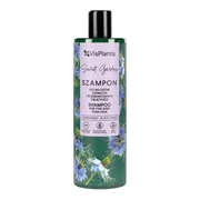 Vis Plantis, szampon do włosów cienkich i pozbawionych objętości, czarnuszka, bawełna, len, 400ml