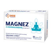 DOZ Product Magnez z Ashwagandą, tabletki powlekane, 60 szt.