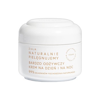 Ziaja Naturalnie Pielęgnujemy, krem bardzo odżywczy na dzień i na noc, 50 ml