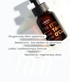 Veoli Botanica It's Tan O'Clock, pianka brązująca z algami, 240 ml