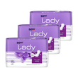 Zestaw 3 x Seni Lady, wkładki urologiczne, plus, 15 szt.