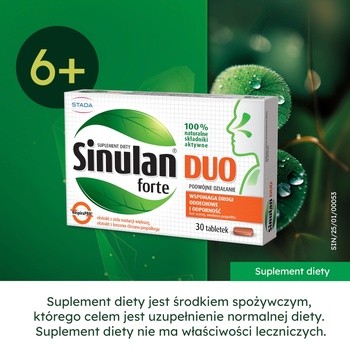 Sinulan Duo Forte, tabletki powlekane, 30 szt.