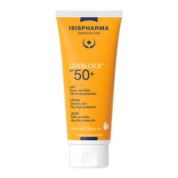 ISISPHARMA UVEBLOCK  LOTION SPF 50+, mleczko do twarzy i ciała, 100ml